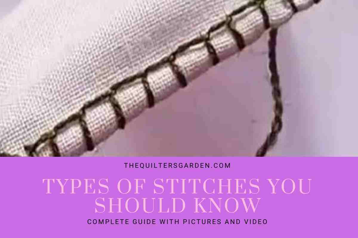 Basic Types of Sewing Stitches